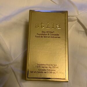 Stila Stay All Day Foundation & Concealer 1 fl Oz Honey 8 in Luxurious Gold Box